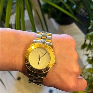 Marc by Marc Jacobs Two-Tone Gold and Silver Watch
